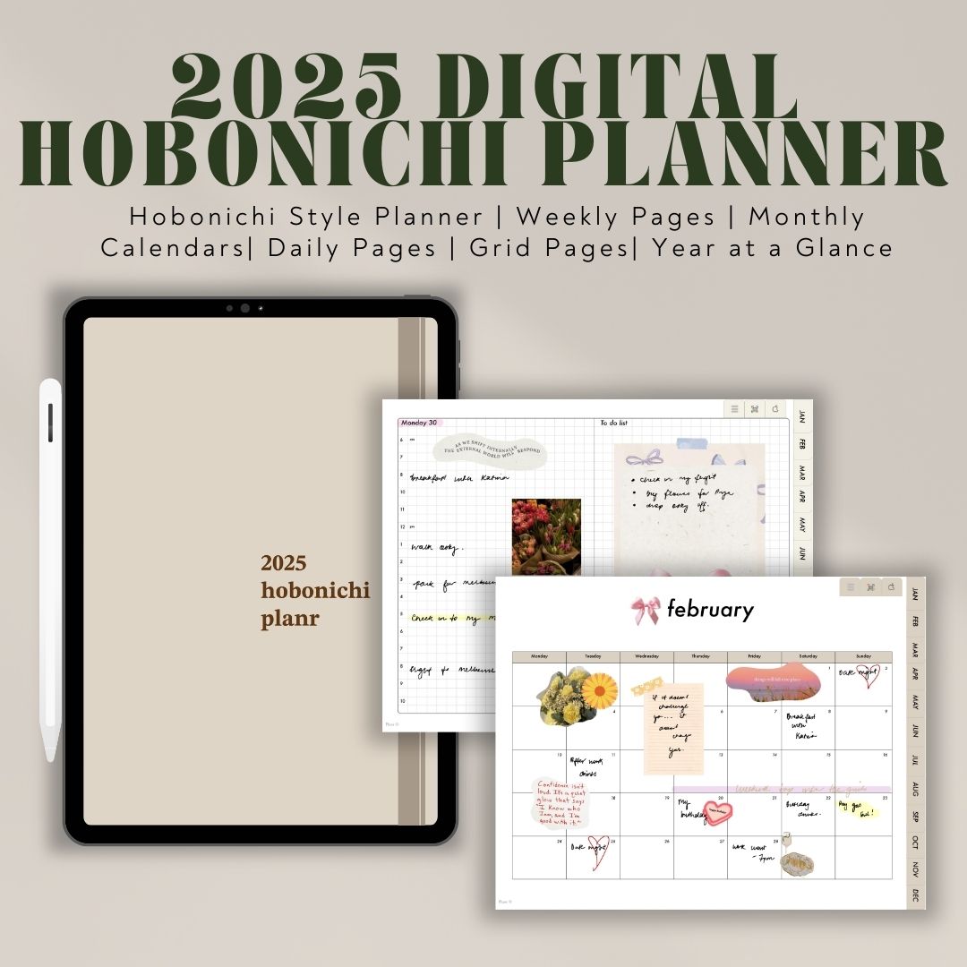 2025 Digital Hobonichi Planner